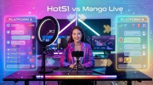 Read more about the article Hot51 vs Mango Live: Perbandingan Aplikasi Live Streaming di Indonesia
