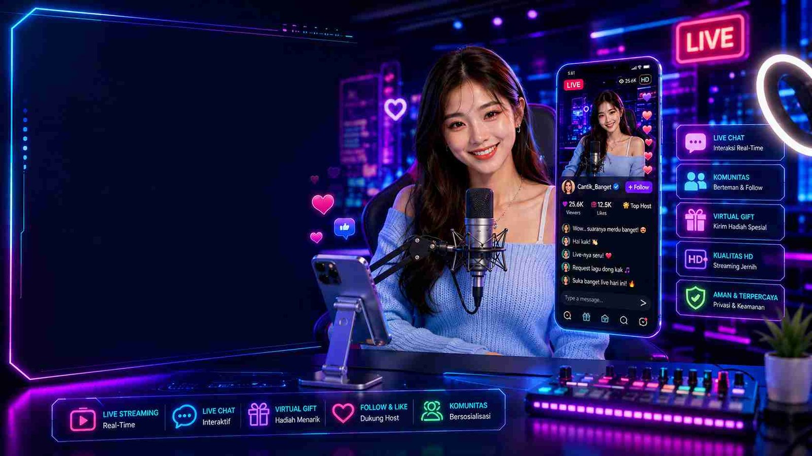 Read more about the article Hot51 Live Streaming App: Mengenal Fitur, Interaksi, dan Cara Kerjanya