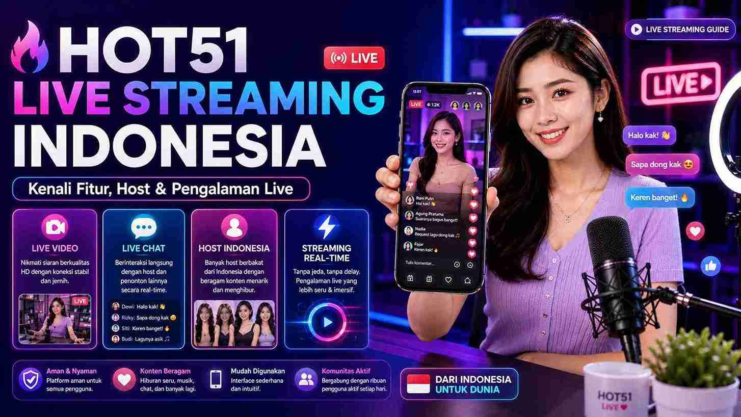 Read more about the article Hot51 Live Streaming Indonesia: Fitur dan Cara Menggunakannya