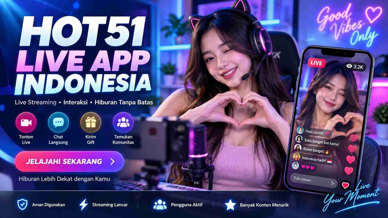 You are currently viewing Hot51 Live App Indonesia: Fungsi, Pengguna, dan Cara Memahaminya