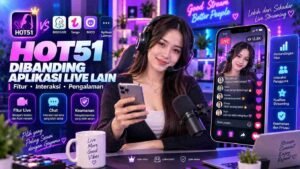 Read more about the article Hot51 Dibanding Aplikasi Live Lain: Apa yang Perlu Dinilai?