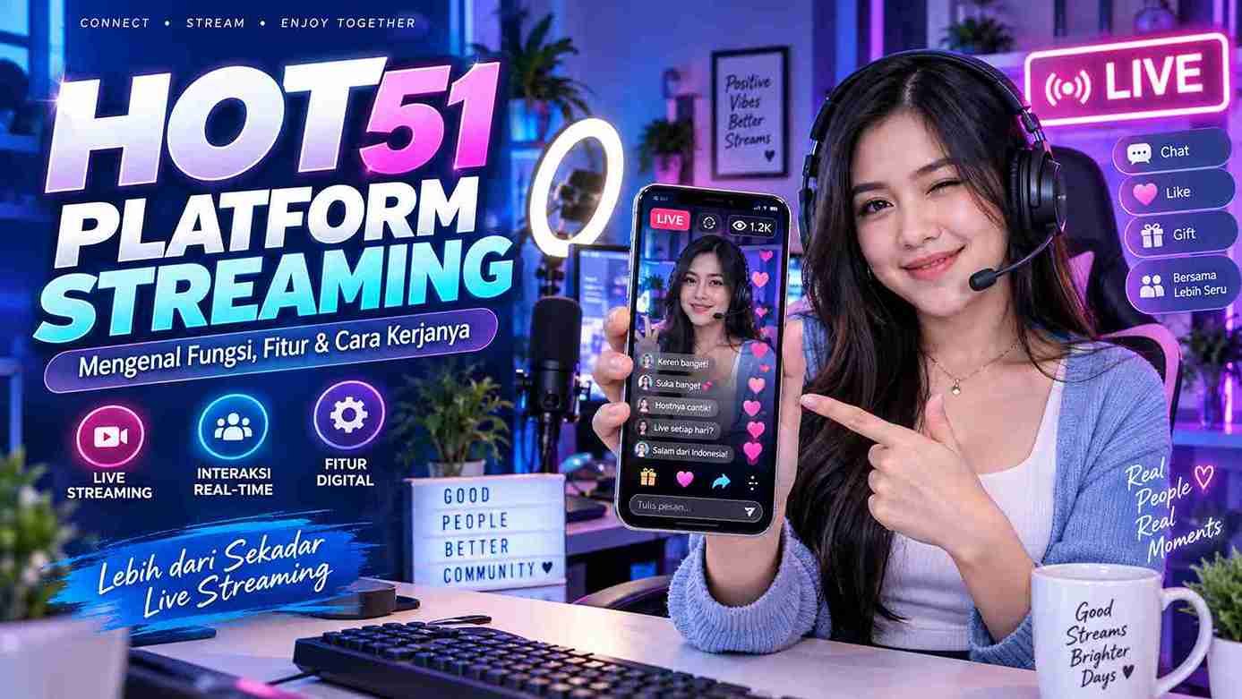 You are currently viewing Hot51 Platform Streaming: Mengenal Fungsi, Fitur, dan Cara Kerjanya