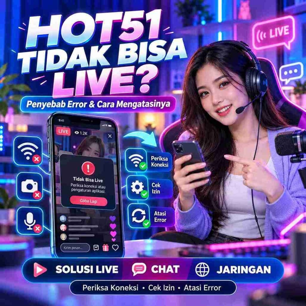 Hot51 Tidak Bisa Live? Cek Penyebab & Solusinya